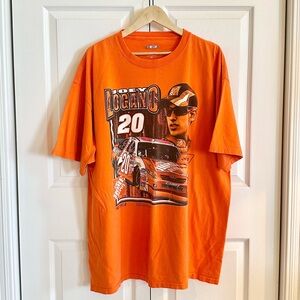 Nascar Joey Logano Orange Cotton Crewneck Tee 2X